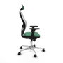 Piqueras y Crespo Chaise de Bureau Jorquera 2D086N1 Vert émeraude