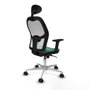 Piqueras y Crespo Chaise de Bureau Jorquera 2D086N1 Vert émeraude