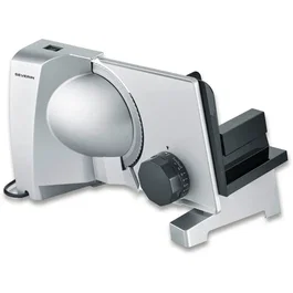 SEVERIN AS3917 Trancheuse électrique universelle 150 W – Lame inox amovible 0-23 mm – Inox