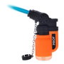 Prof Briquet électronique flamme bleue bidon en caoutchouc couleurs assorties 4 unités