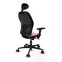 Piqueras y Crespo Chaise de Bureau avec Appui-tête Jorquera 3D036N1 Rose