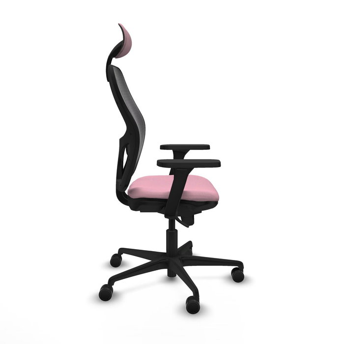 Piqueras y Crespo Chaise de Bureau avec Appui-tête Jorquera 3D036N1 Rose