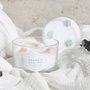 Home Deco Factory Bougie Parfumée avec Pierres et 3 Mèches