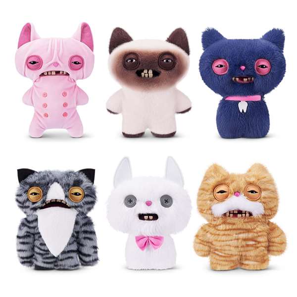 Zuru Fuggler Peluche chat monstre moche et drôle 23 cm - Modèles assortis