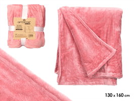 GIFTDECOR Manta Sedalina Rosa 130x160cm