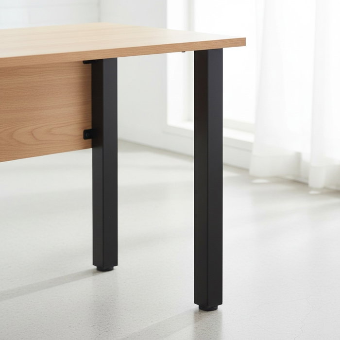 HERRAJES ALK - Jeu de 4 pieds réglables pour table fixe Rigo 60x60-710, couleur noir HERRAJES ALK - Jeu de 4 pieds réglables pour table fixe Rigo 60x60-710, couleur noir