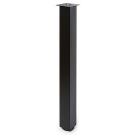 HERRAJES ALK Jeu de 4 pieds réglables pour table Rigo, noir, 710 mm