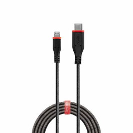 Lindy Câble renforcé USB type C vers Lightning, 0,5 m, Noir