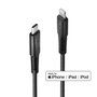 Lindy Câble renforcé USB-C vers Lightning, charge & synchro rapide, MFi, 0.5 m