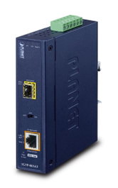 Planet IGTP-805AT Convertisseur de médias industriel Gigabit SFP PoE+ 30W