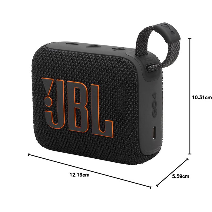 Haut-parleurs bluetooth portables JBL GO 4 Noir