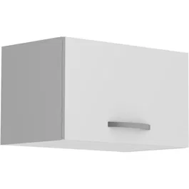 Oslo - Meuble de cuisine haut 1 porte blanc mat - Buffet rangement 60x36x35 cm - Style contemporain - Finition mélaminée résistante
