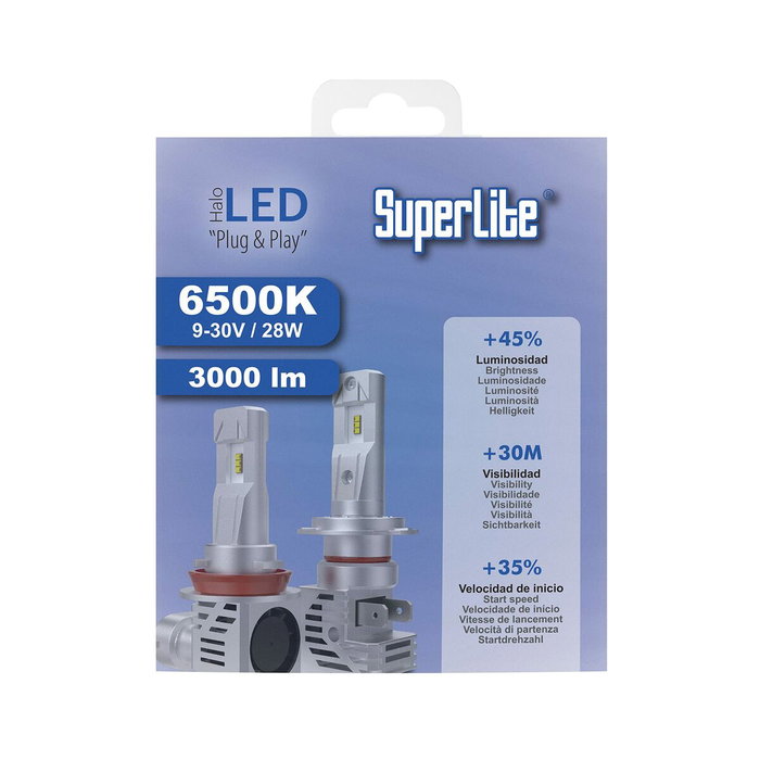 Superlite BOM12311 Kit Halo Led H4 Plug & Play 6500K 9-30V 28W 55000h