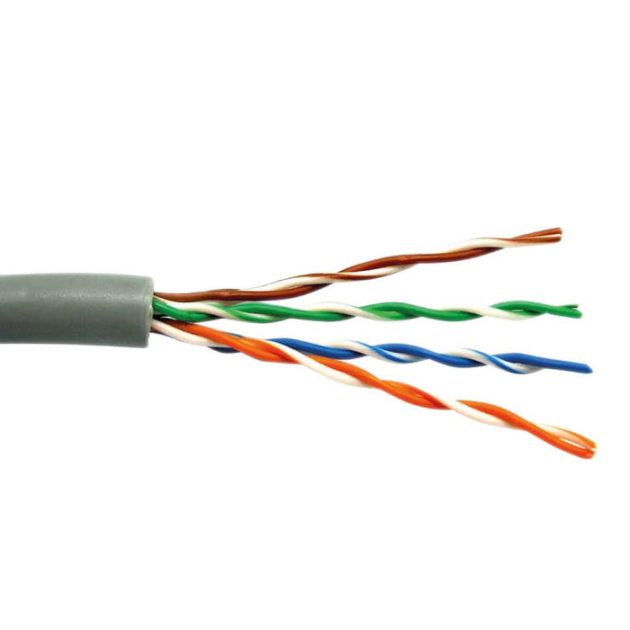 GSC Evolution Rouleau 100M câble de réseau UTP CAT5e Gris GSC Evolution Rouleau 100M câble de réseau UTP CAT5e Gris
