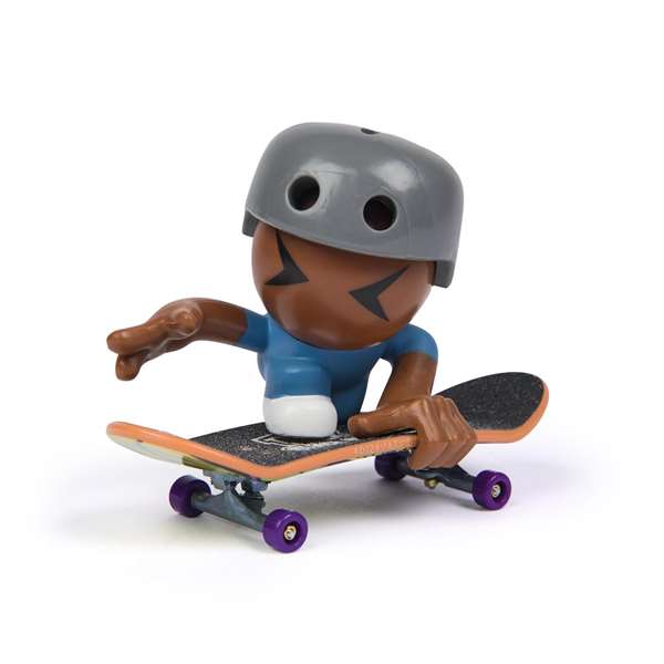 Spin Master Tech Deck Patinette miniature (Sk8 Crew) avec 1 figure - Modèles assortis