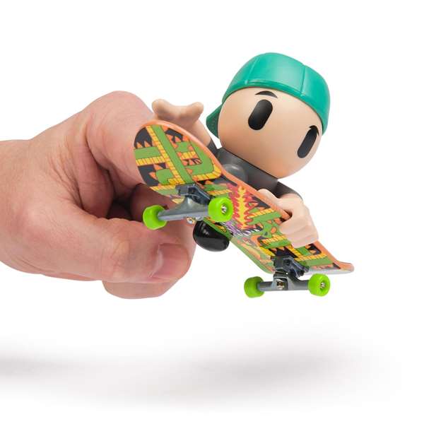 Spin Master Tech Deck Patinette miniature (Sk8 Crew) avec 1 figure - Modèles assortis