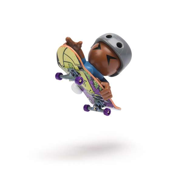 Spin Master Tech Deck Patinette miniature (Sk8 Crew) avec 1 figure - Modèles assortis