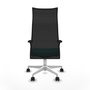 Piqueras y Crespo Chaise de Bureau Albacete XL Turquoise et Noir