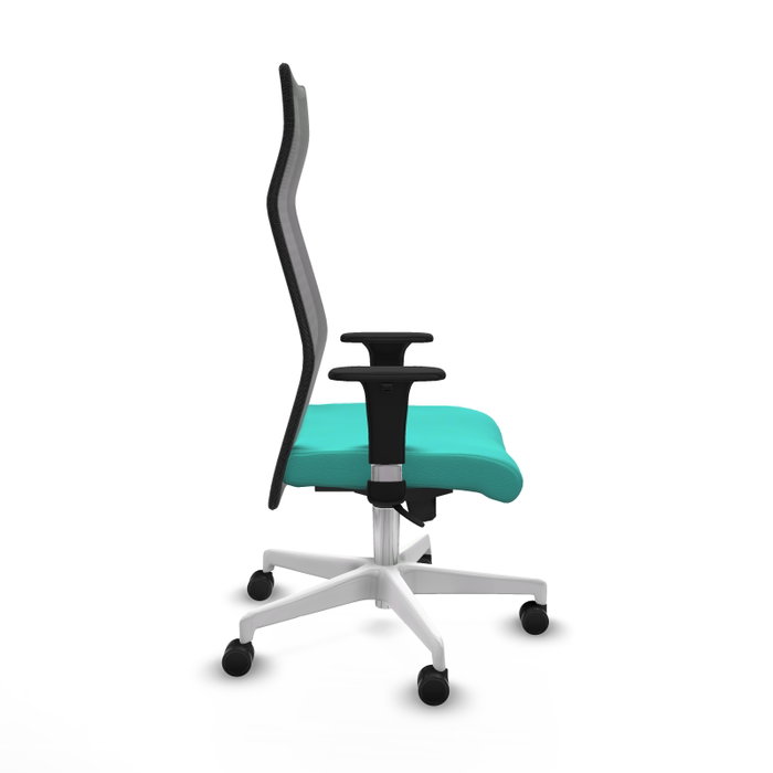 Piqueras y Crespo Chaise de Bureau Albacete XL Turquoise et Noir Piqueras y Crespo Chaise de Bureau Albacete XL Turquoise et Noir