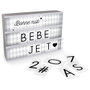 Home Deco Kids Boîte lumineuse avec messages personnalisables