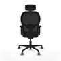 Piqueras y Crespo Chaise de Bureau avec Appui-tête 2D036G2 Vert
