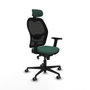 Piqueras y Crespo Chaise de Bureau avec Appui-tête 2D036G2 Vert