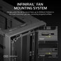 Corsair 4000D - Boîtier PC moyen tour modulaire - Noir