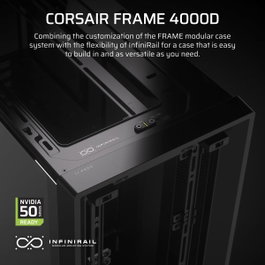 Corsair 4000D Boîtier PC Moyen-tour Noir