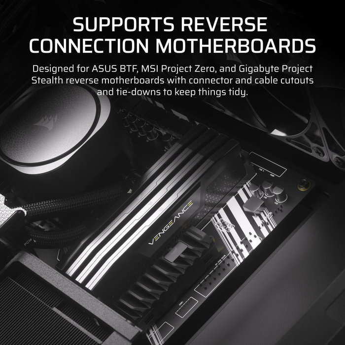 Corsair 4000D - Boîtier PC moyen tour modulaire - Noir
