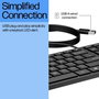 HP 320K USB Wired Keyboard - NORDIC - Noir