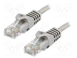 LOGILINK Câble Ethernet Cat 5e U/UTP 5m gris