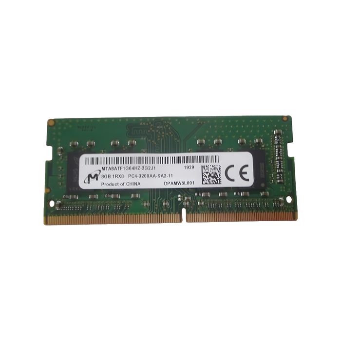HP - Module mémoire DDR4 SODIMM de 8 Go, 3200 MHz, 1,2 V, barrette simple rang, non-ECC, pour mise à niveau d'ordinateur portable HP - Module mémoire DDR4 SODIMM de 8 Go, 3200 MHz, 1,2 V, barrette simple rang, non-ECC, pour mise à niveau d'ordinateur portable