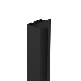 HERRAJES ALK KA16 SP16 Profil de tirage vertical aluminium noir mat 2,60 m lot de 2