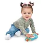 VTech Baby - Coussin d'éveil sensoriel et musical pour bébé de 3 à 24 mois - Jouet de stimulation tactile avec peluche, feutrine, velours et papier bruissant