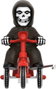 Misfits figurine Super Cycles Mummy Boy (Black with Red Trike) 13 cm