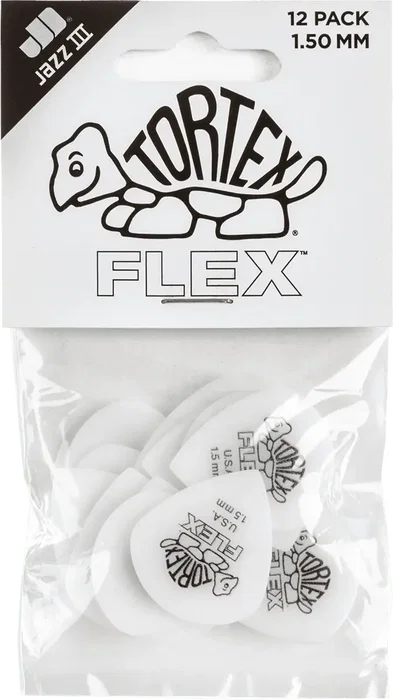 DUNLOP Pack 12 médiators Tortex® Flex Jazz III - 1,50 mm