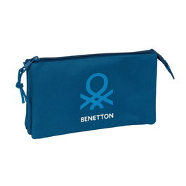 Fourre-tout Benetton Marino Blue marine 22 x 12 x 3 cm