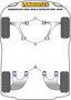 Powerflex Silentblock de bras de tirant arrière