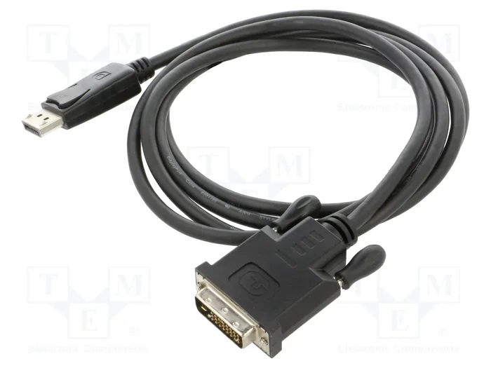QOLTEC Câble DisplayPort vers DVI-D (24+1) 1,8m QOLTEC Câble DisplayPort vers DVI-D (24+1) 1,8m