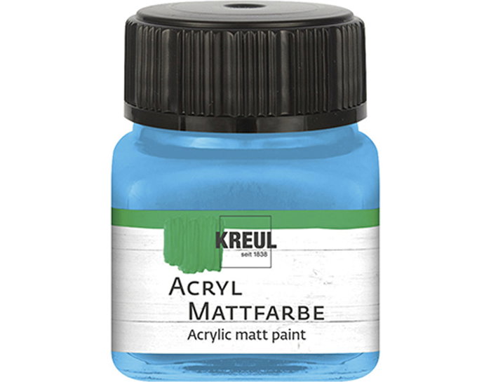 Kreul Peinture acrylique bleu ciel mate 20ml Kreul Peinture acrylique bleu ciel mate 20ml