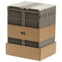 Day Lot de 2 boîtes de rangement pliables Gris