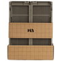 Day Lot de 2 boîtes de rangement pliables Gris
