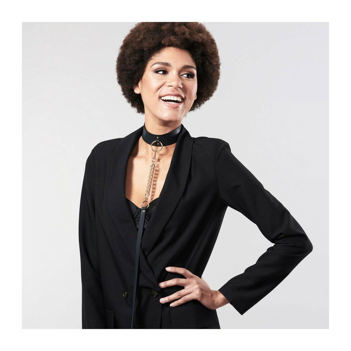 Bijoux Indiscrets Maze Wide Chocker Noir Bijoux Indiscrets 11116