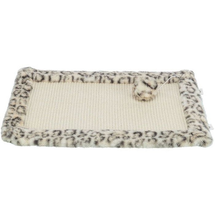 Trixie Tapis griffoir Leo Crème imprimé léopard 55 x 35 cm