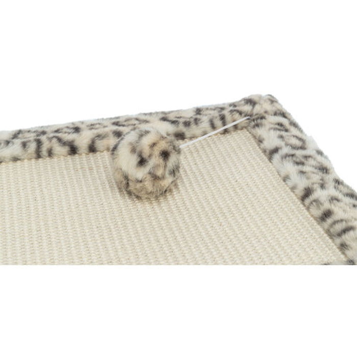 Trixie Tapis griffoir Leo Crème imprimé léopard 55 x 35 cm