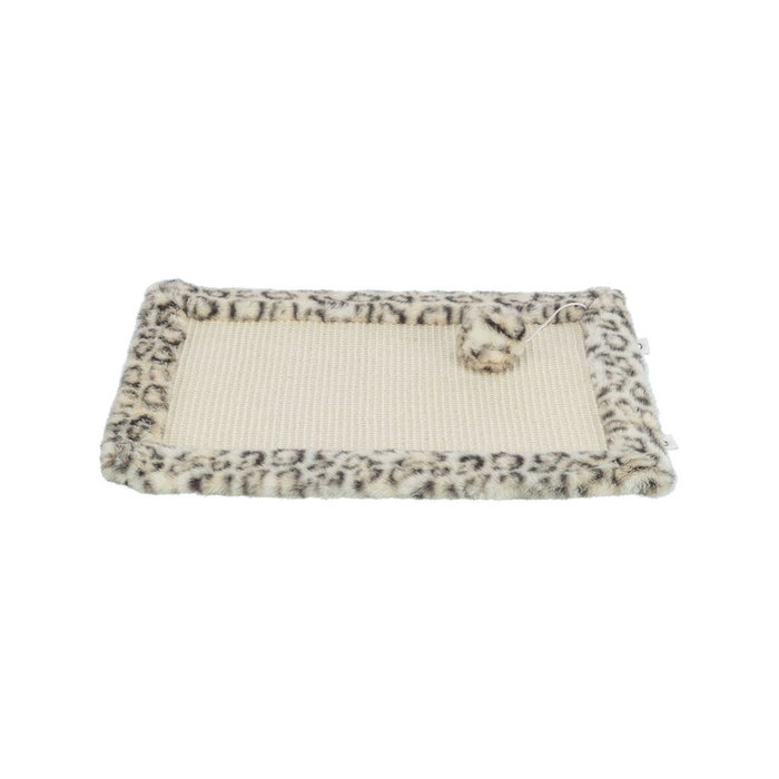 Trixie Tapis griffoir Leo Crème imprimé léopard 55 x 35 cm