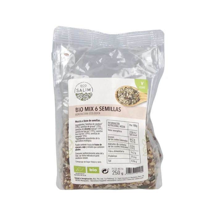 ECO SALIM BIO MIX 6 SEMILLAS 250g ECO SALIM BIO MIX 6 SEMILLAS 250g