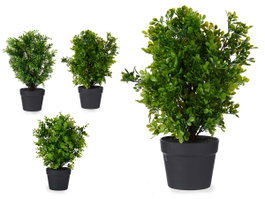 IBERGARDEN Lot de 3 grands pots en plastique noir et vert pour plantes vertes