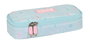 Safta Portatodo Moos "Garden" - Porte-tout pour enfant 3 ans - 22 * 5 * 8 cm - Acolchado - Rolling Printing - Bleu turquoise