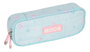 Safta Portatodo Moos "Garden" - Porte-tout pour enfant 3 ans - 22 * 5 * 8 cm - Acolchado - Rolling Printing - Bleu turquoise